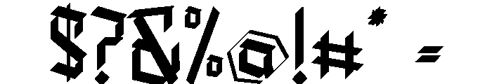 Black Forges Font OTHER CHARS