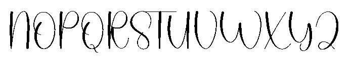 Black Handmade Font UPPERCASE