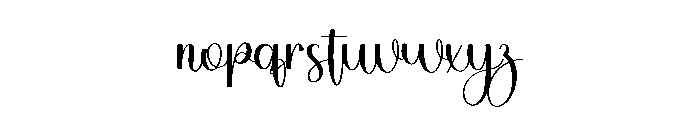 Black Handmade Font LOWERCASE