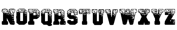 Black Jersey Regular Font LOWERCASE
