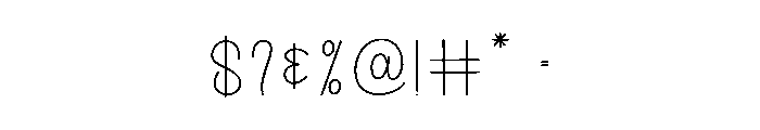 Black Lemonade Font OTHER CHARS