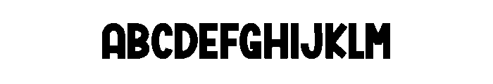 Black Memories Font UPPERCASE