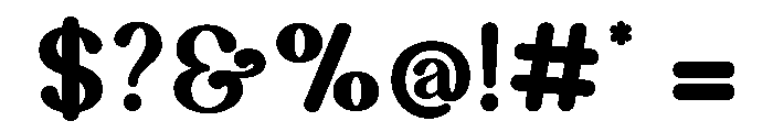 Black Miracle Regular Font OTHER CHARS