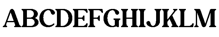 Black Miracle Regular Font UPPERCASE