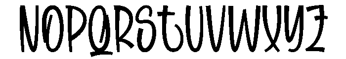 Black Motion Font LOWERCASE
