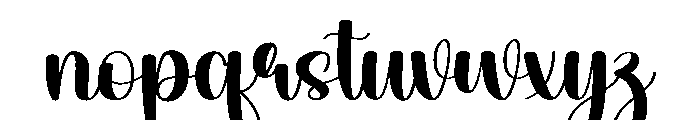 Black Notes Font LOWERCASE