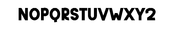 Black Panter Font LOWERCASE