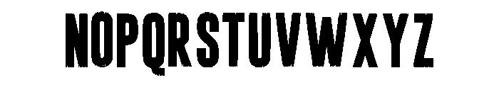 Black Phantom Regular Font LOWERCASE