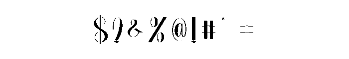 Black Planner Font OTHER CHARS