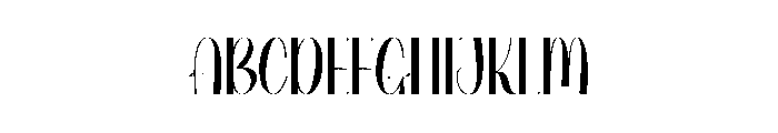 Black Planner Font UPPERCASE