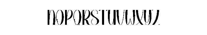 Black Planner Font LOWERCASE