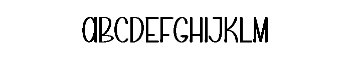 Black Point Font UPPERCASE