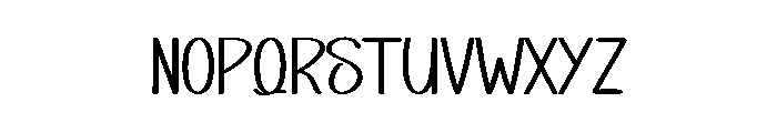 Black Point Font UPPERCASE