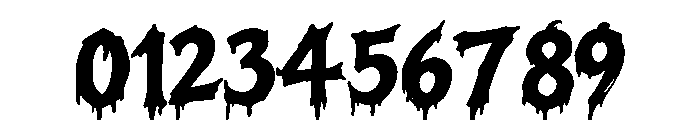 Black Raven Regular Font OTHER CHARS