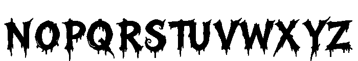 Black Raven Regular Font UPPERCASE