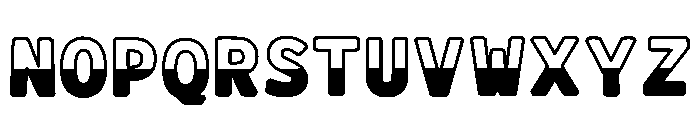 Black Retro Regular Font UPPERCASE