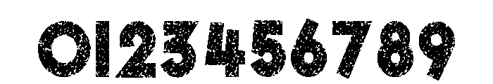 Black Rought Regular Font OTHER CHARS