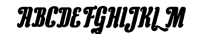 Black Royale Font UPPERCASE