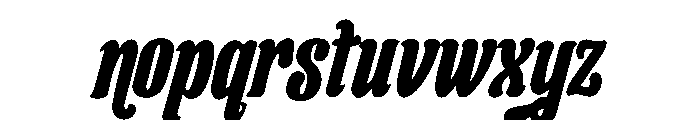 Black Royale Font LOWERCASE