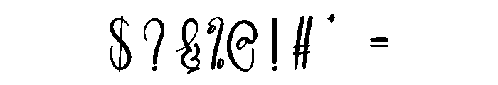 Black Rustic Font OTHER CHARS