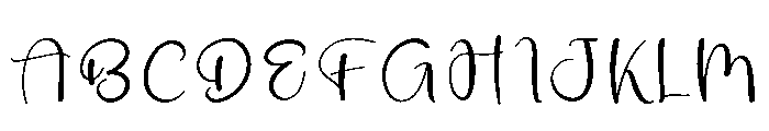 Black Rustic Font UPPERCASE