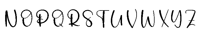 Black Rustic Font UPPERCASE