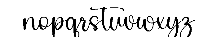 Black Rustic Font LOWERCASE