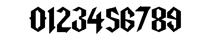 Black Rustik Regular Font OTHER CHARS