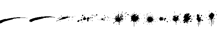 Black Sable Swash Font UPPERCASE