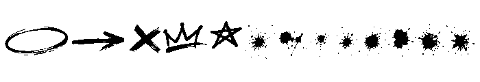 Black Sable Swash Font LOWERCASE