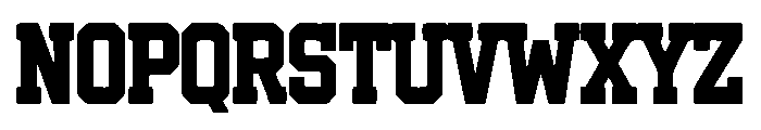 Black Saddle Font UPPERCASE