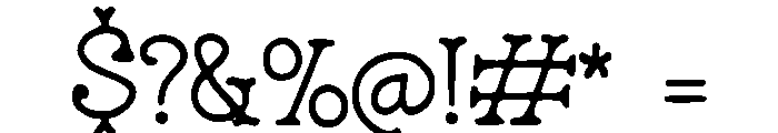 Black_Sapote Font OTHER CHARS