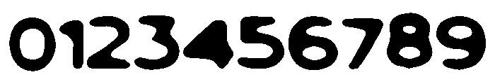 Black Scream Regular Font OTHER CHARS