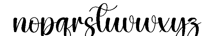Black Shadow1 Font LOWERCASE