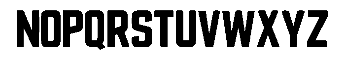 Black Shark Regular Font LOWERCASE