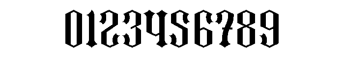 Black Sight Regular Font OTHER CHARS