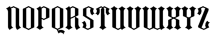 Black Sight Regular Font UPPERCASE