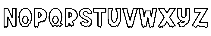 Black Snoopy Font LOWERCASE