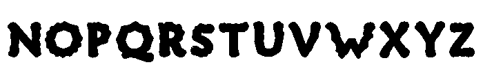 Black Spirit Regular Font LOWERCASE