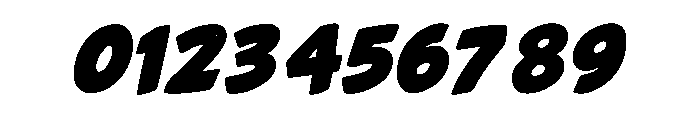 Black Strike Font OTHER CHARS