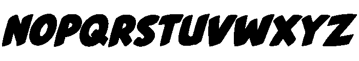 Black Strike Font UPPERCASE