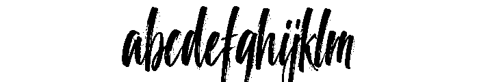 Black Stroke Brush FONT