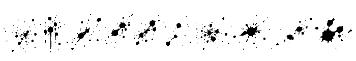 Black Stroke Swash Font OTHER CHARS