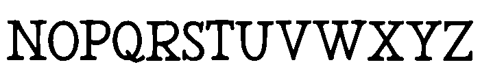 Black_Swallower Font UPPERCASE