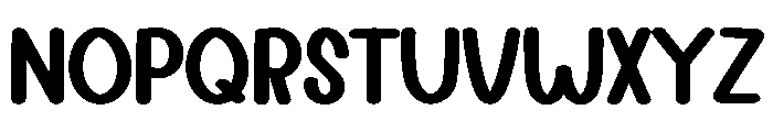 Black Uarsity Font LOWERCASE