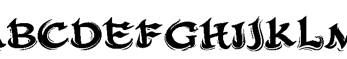 Black Velmora Font UPPERCASE