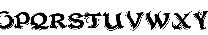 Black Velmora Font UPPERCASE