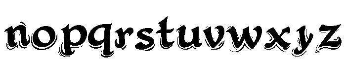 Black Velmora Font LOWERCASE