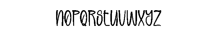 Black Vibes Font LOWERCASE