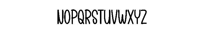 Black Victoria Font UPPERCASE
